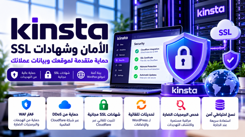 سرعة وأداء استضافة كينستا