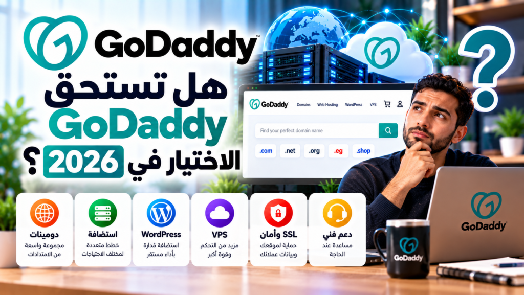 دومينات واستضافة GoDaddy